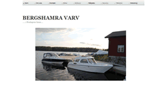 Desktop Screenshot of bergshamravarv.se