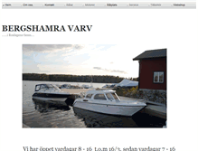 Tablet Screenshot of bergshamravarv.se
